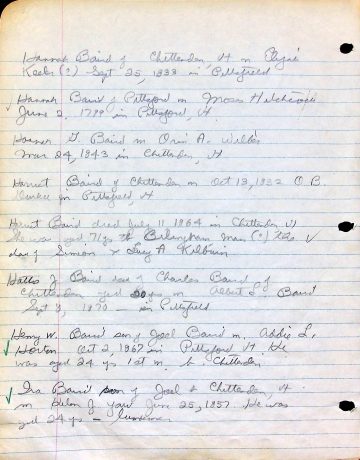 BAIRD marriages 1